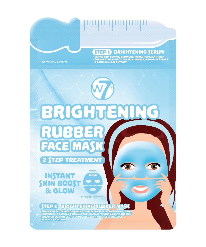 W7W7 Brightening Rubber Face Mask Sheet Mask- Beauty Full Time