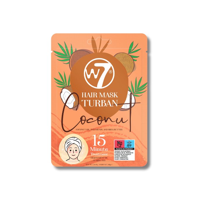 W7W7 Hair Mask Turban Coconut Hair Mask- Beauty Full Time