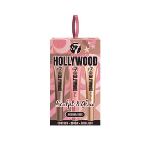 W7W7 Hollywood Sculpt & Glow Set Make Up Set - Beauty Full Time