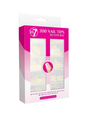 W7W7 200 Nail Tips So Natural Nail Tips- Beauty Full Time