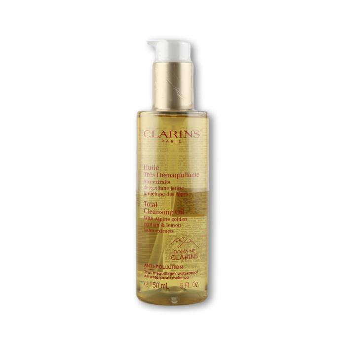 Beauty Full Time Clarins Total Cleansing Oil with Alpine, Golden Gentian and Lemon Balm Extracts 150ml Cleansing Oil- Beauty Full Time