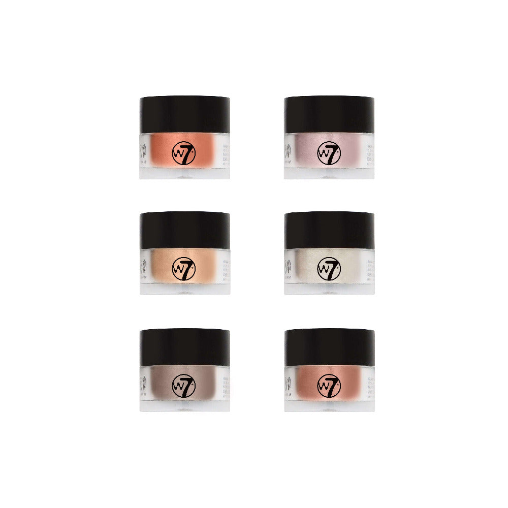 W7 High Shine Metallic Loose Pigment Powder Set