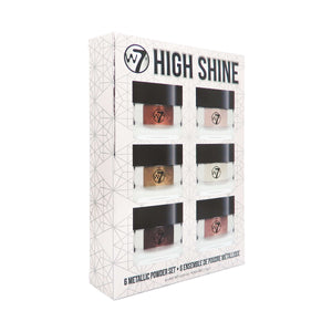 W7 High Shine Metallic Pigment Powder Set