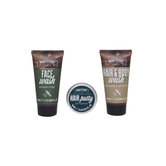 Man' StuffMan' Stuff Clean Getaway Wash Bag Gift Set Wash bag Set Mens- Beauty Full Time