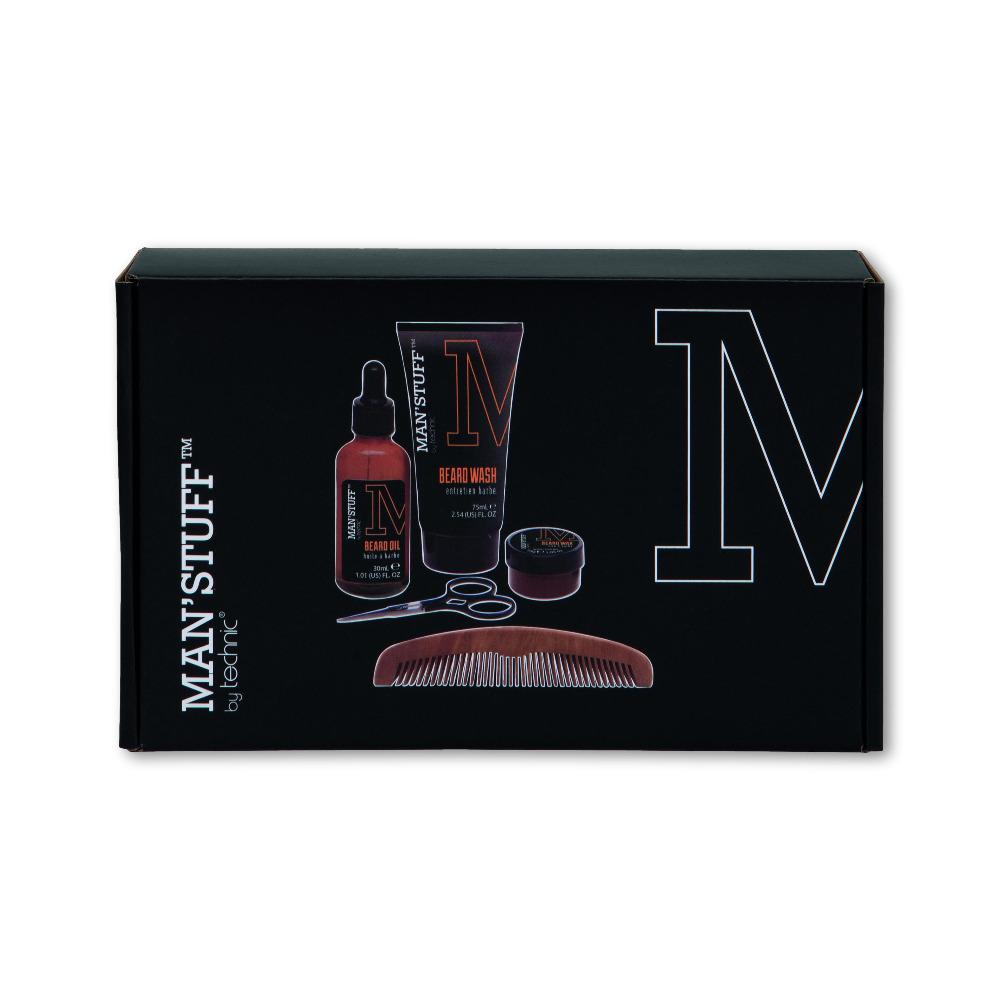 Man' StuffMan' Stuff Tidy Whiskers Gift Set Beard Set- Beauty Full Time