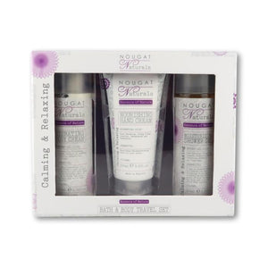 Nougat London BeautyNougat Naturals Calming and Relaxing Bath and Body Travel Set Gift Set- Beauty Full Time