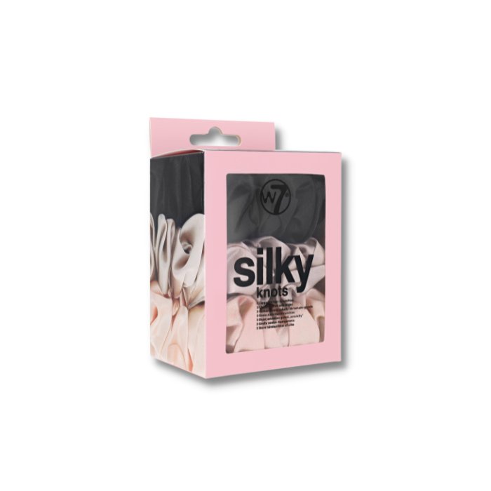 W7W7 Silky Knots 3 Pack Hair Scrunchies Hair Scrunchies- Beauty Full Time