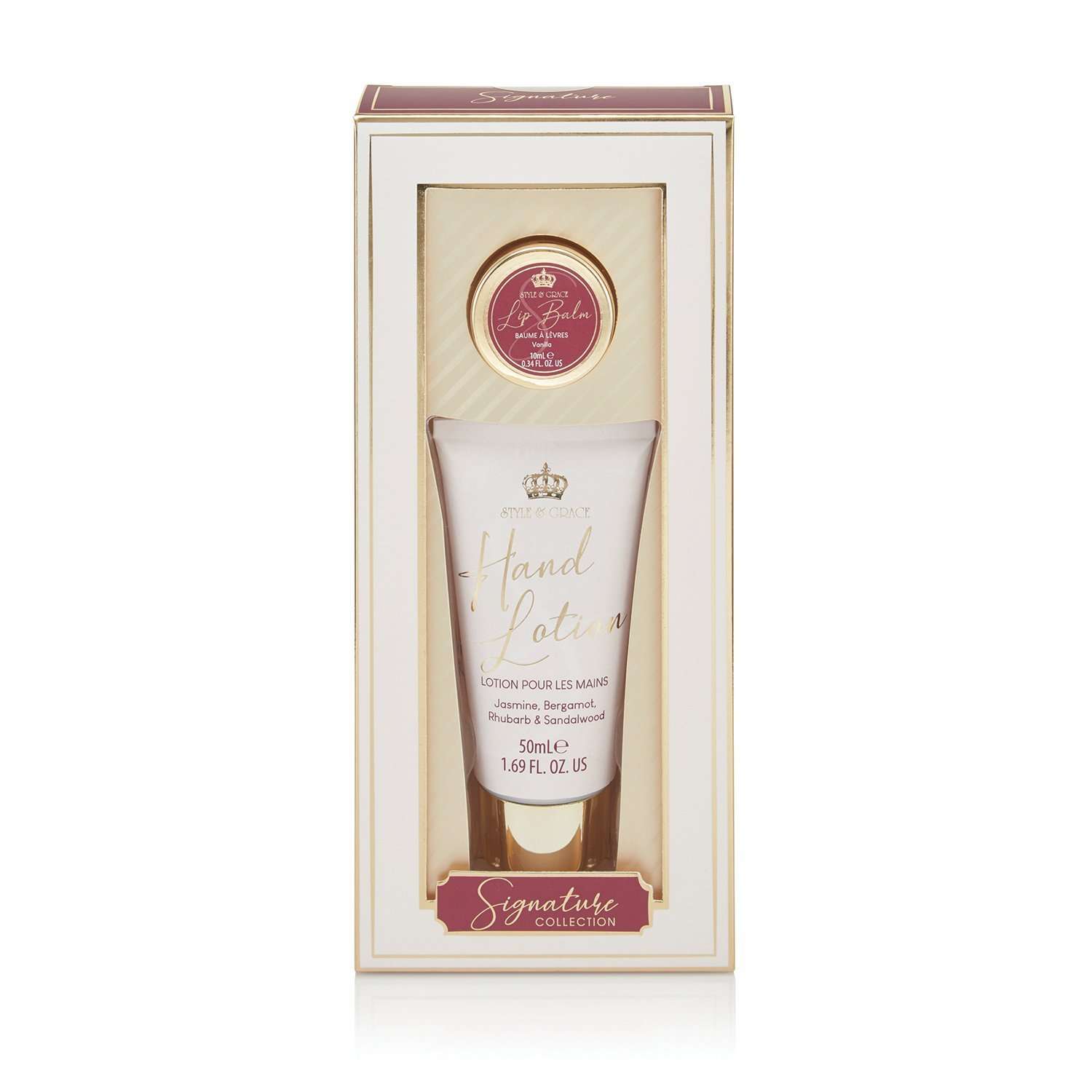 Style & Grace Signature Hand Lotion & Lip Balm Set