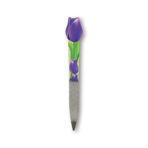 Purple Tulip Metal Nail File
